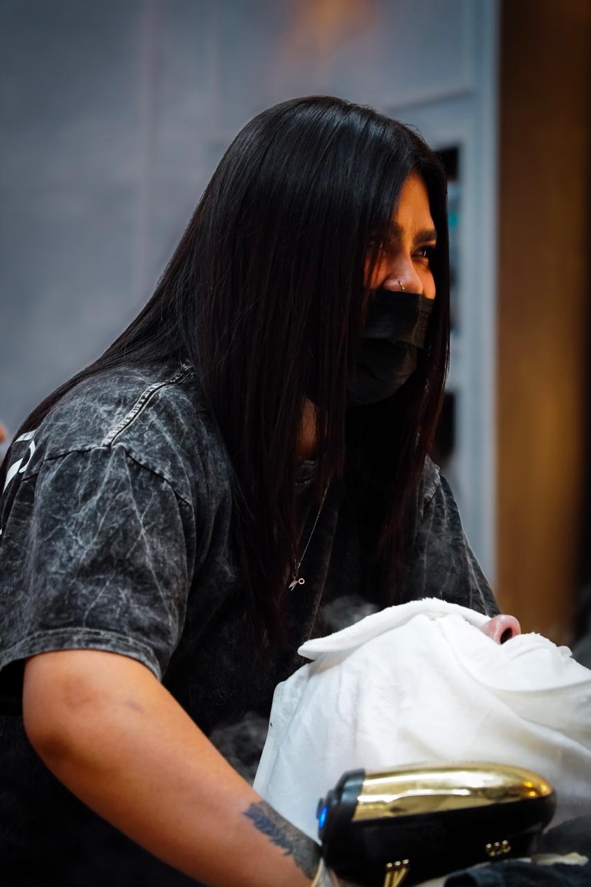 Trabajo de barbería